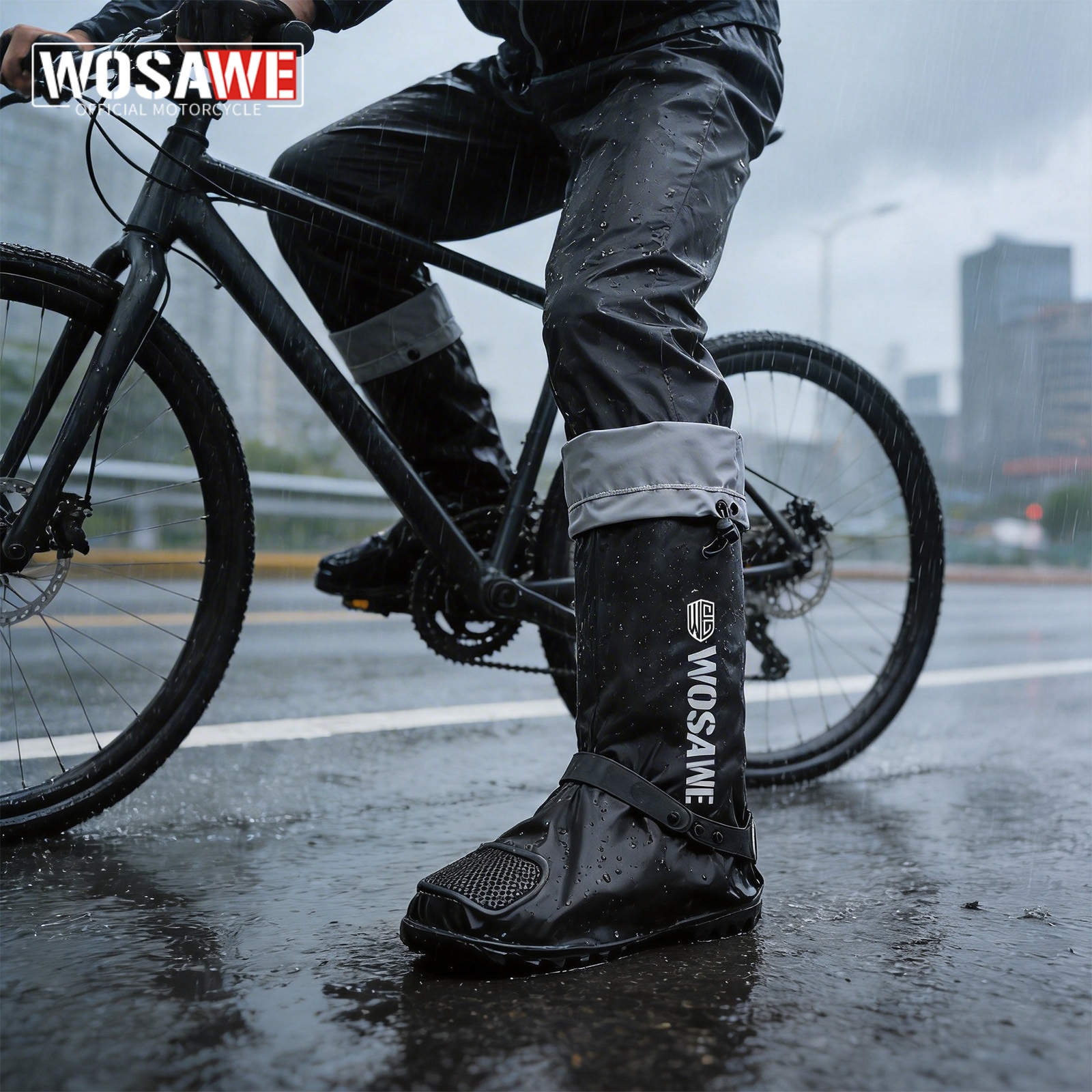 Cycling Commute Rain - WOSAWE WOSAWE Waterproof Rain Boot Covers