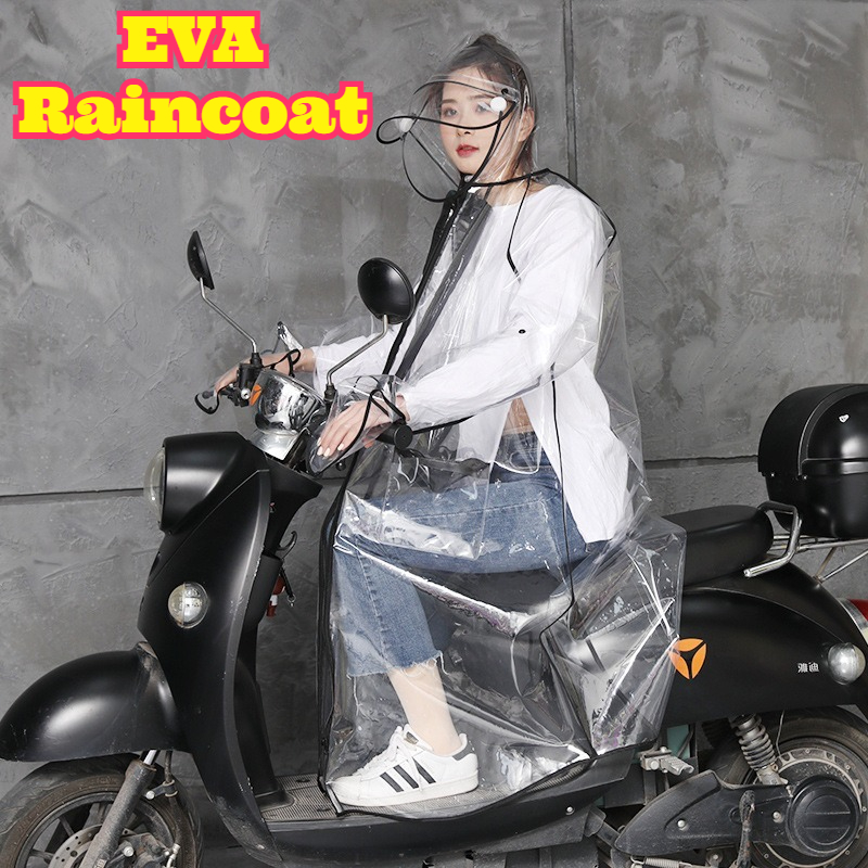 Transparent EVA Rain Poncho Ho - Cycling Commute Rain recensie en prijs