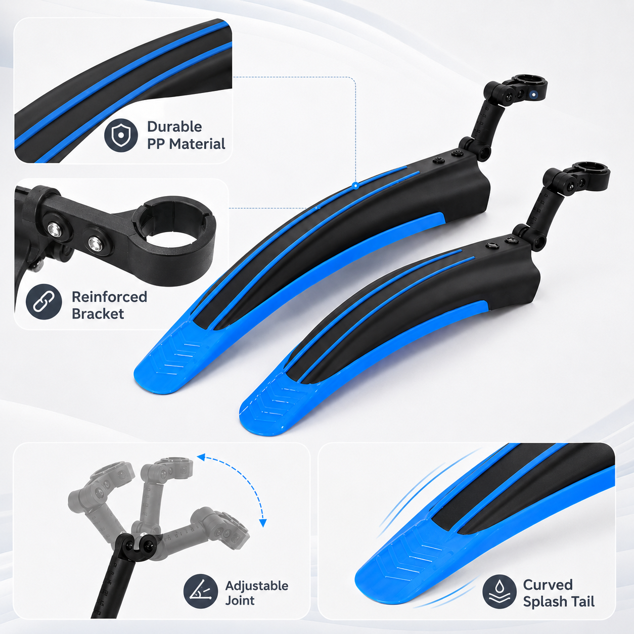 PINMOAP 2PCS Bicycle Mudguard  - Cycling Commute Rain recensie en prijs