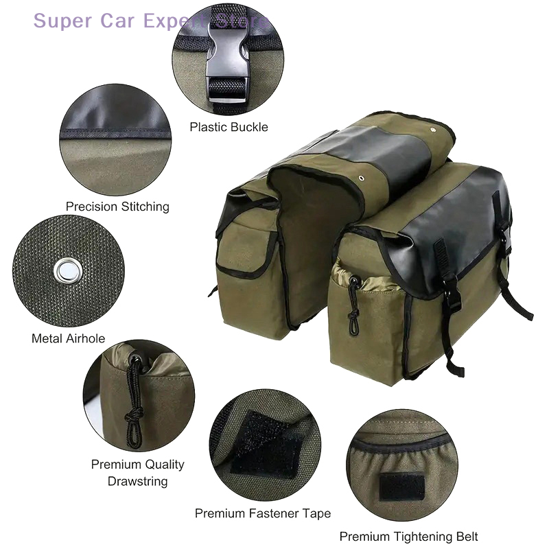 Motorbike Bag Large Capacity M - Panniers Waterproof Rear recensie en prijs