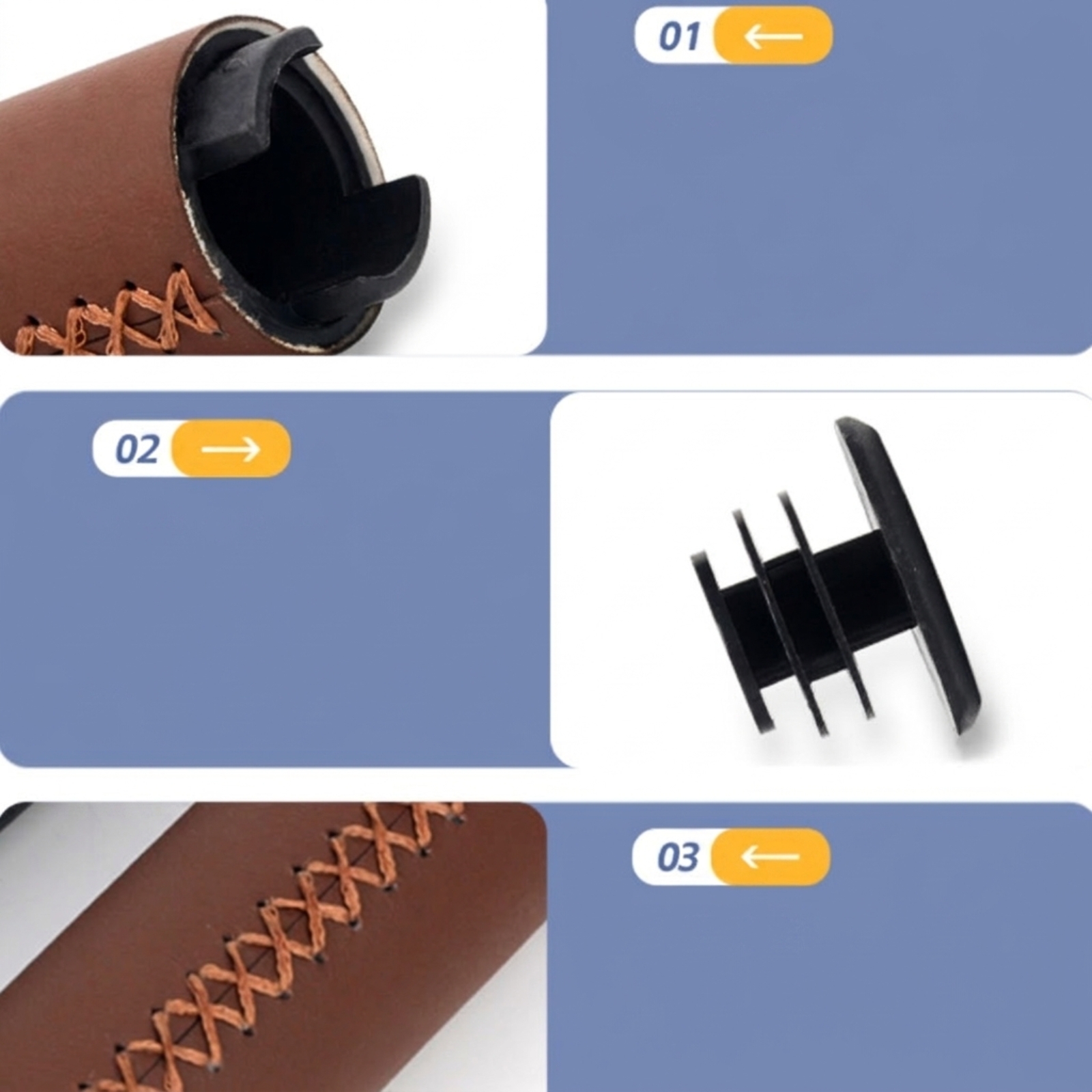 Leather Handlebar Grips Comfor - Commuting On Road Bike recensie en prijs