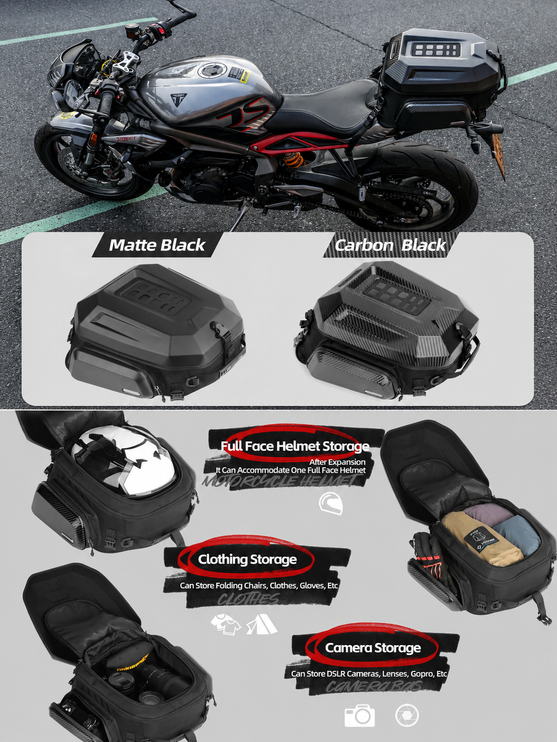 Rhinowalk Motorcycle Helmet Ta - Cycling Commuter Backpack recensie en prijs