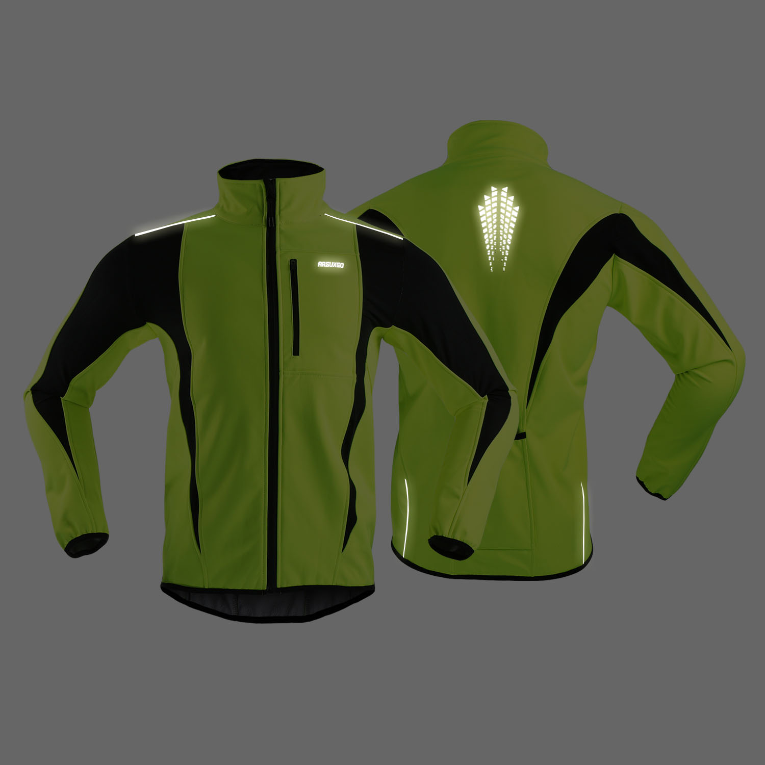 ARSUXEO Men's Winter Cycling J - Cycling Commuter Jacket recensie en prijs