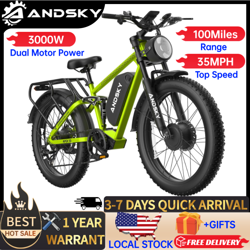 ANDSKY Apex50 AWD Electric Bik - Commuting On Road Bike recensie en prijs