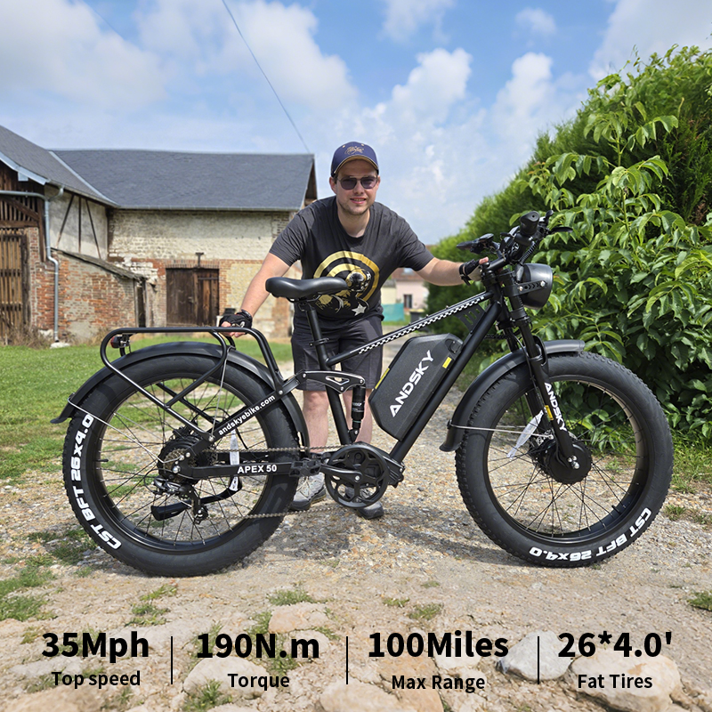 ANDSKY Apex50 AWD Electric Bik - Commuting On Road Bike recensie en prijs