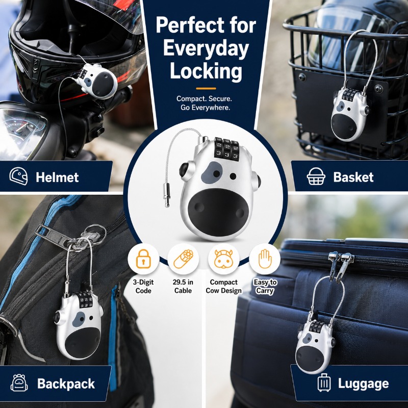 Mini Cow Combination Cable Loc - Cycling Commute Backpack recensie en prijs
