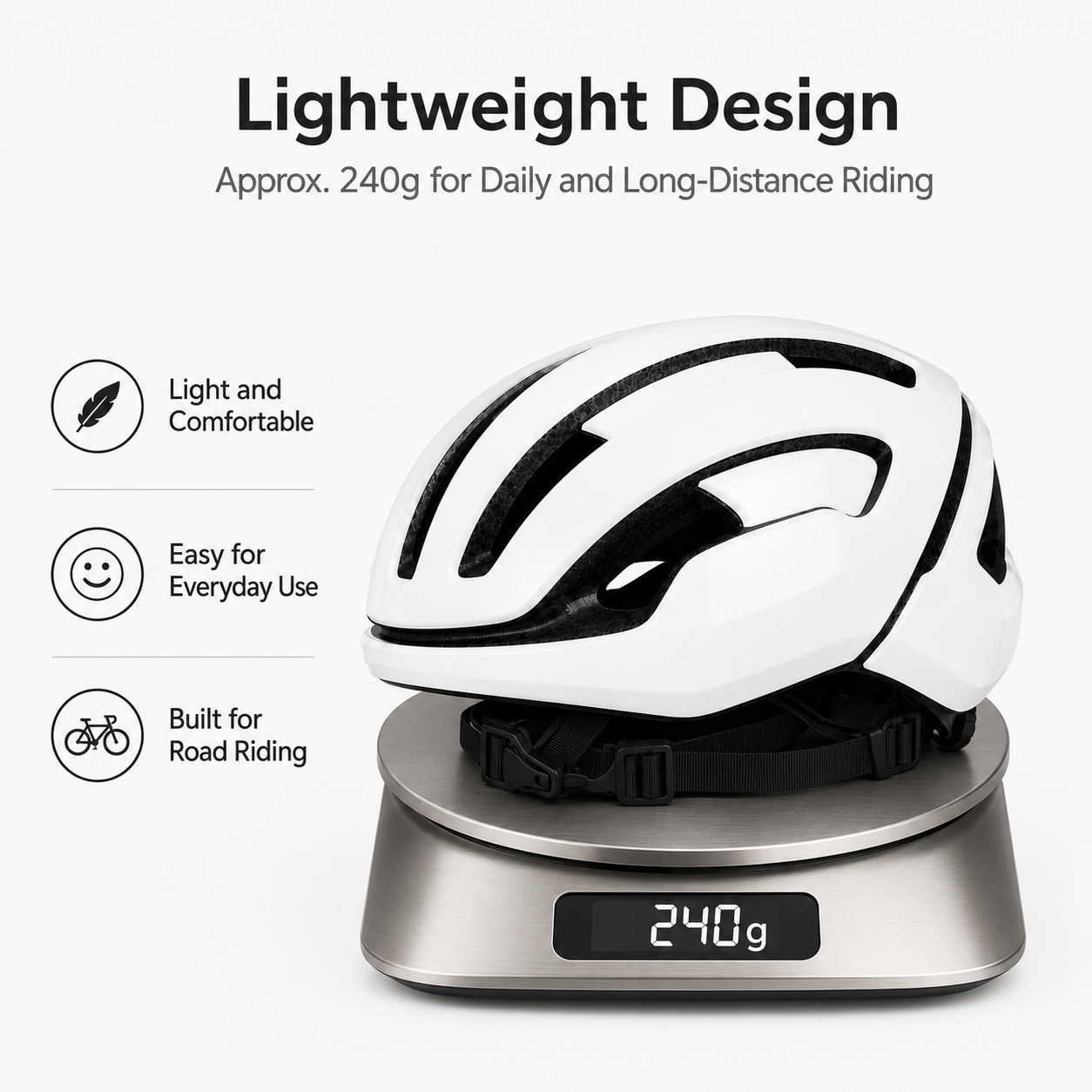 Road Cycling Helmet 54-60cm Li - Cycling Commute Training recensie en prijs