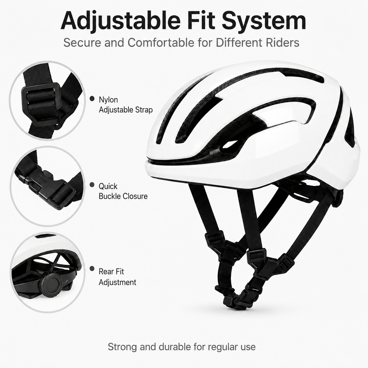 Road Cycling Helmet 54-60cm Li - Cycling Commute Training recensie en prijs