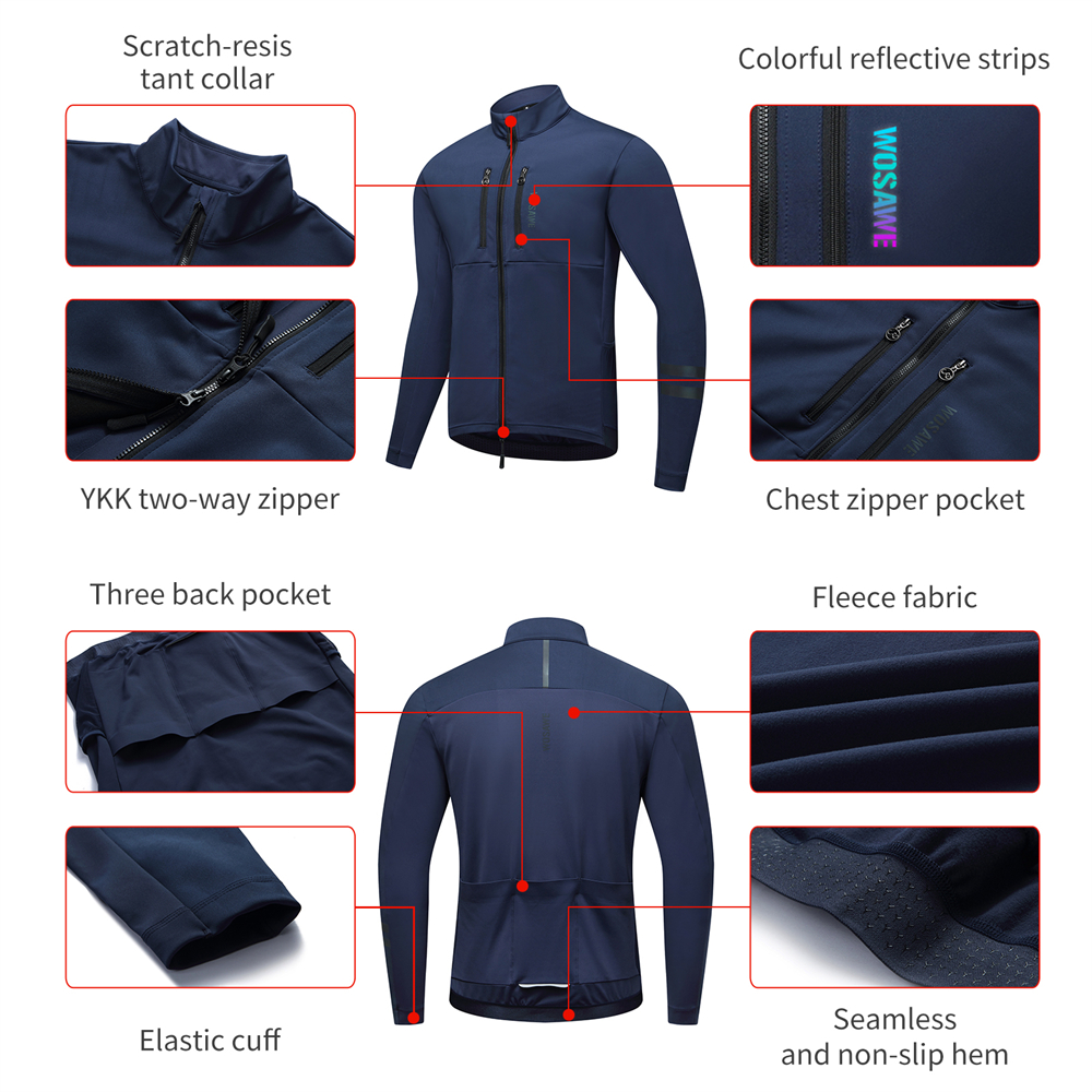 WOSAWE Cycling Jacket Winter T - Cycling Commuter Jacket recensie en prijs