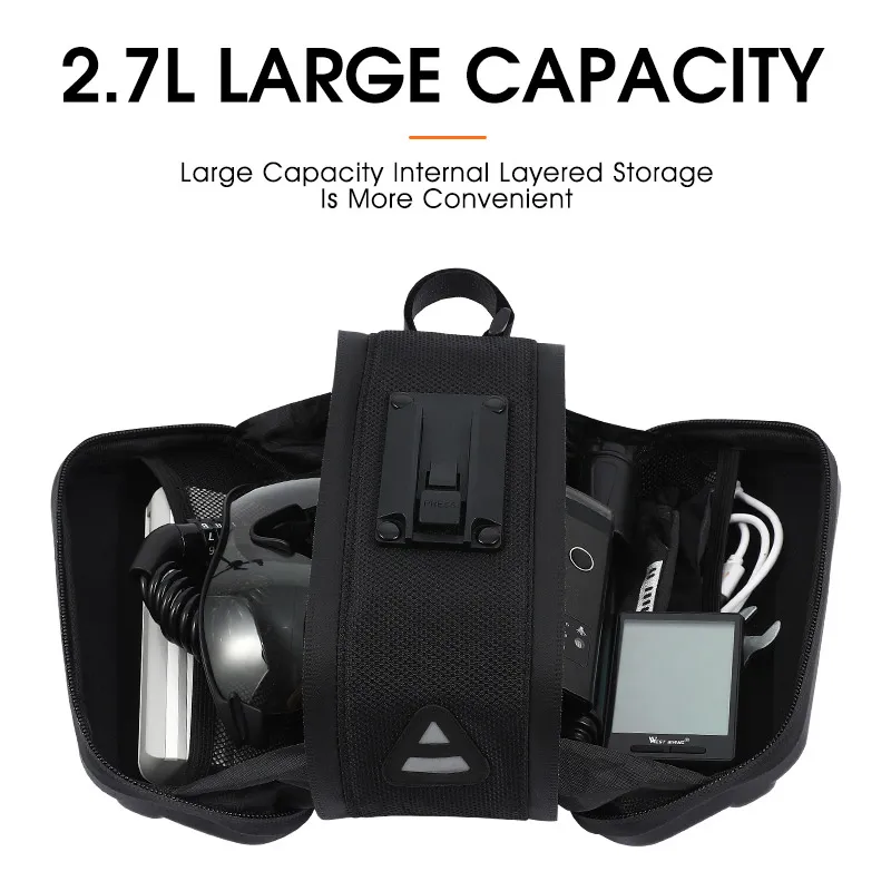 WEST BIKING Waterproof Bicycle - Saddle Bag Under Seat recensie en prijs