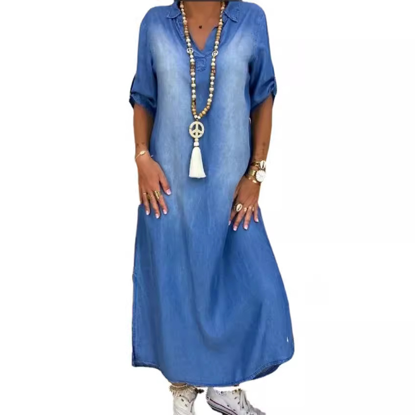 Loose Women's Denim Dress Wash - Cycling Commute Outfit recensie en prijs