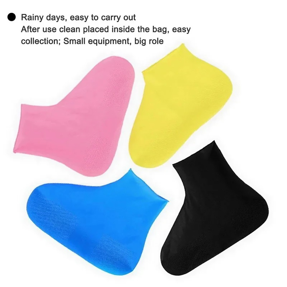 1 Pair Reusable Rubber Rain Bo - Cycling Commute Rain recensie en prijs