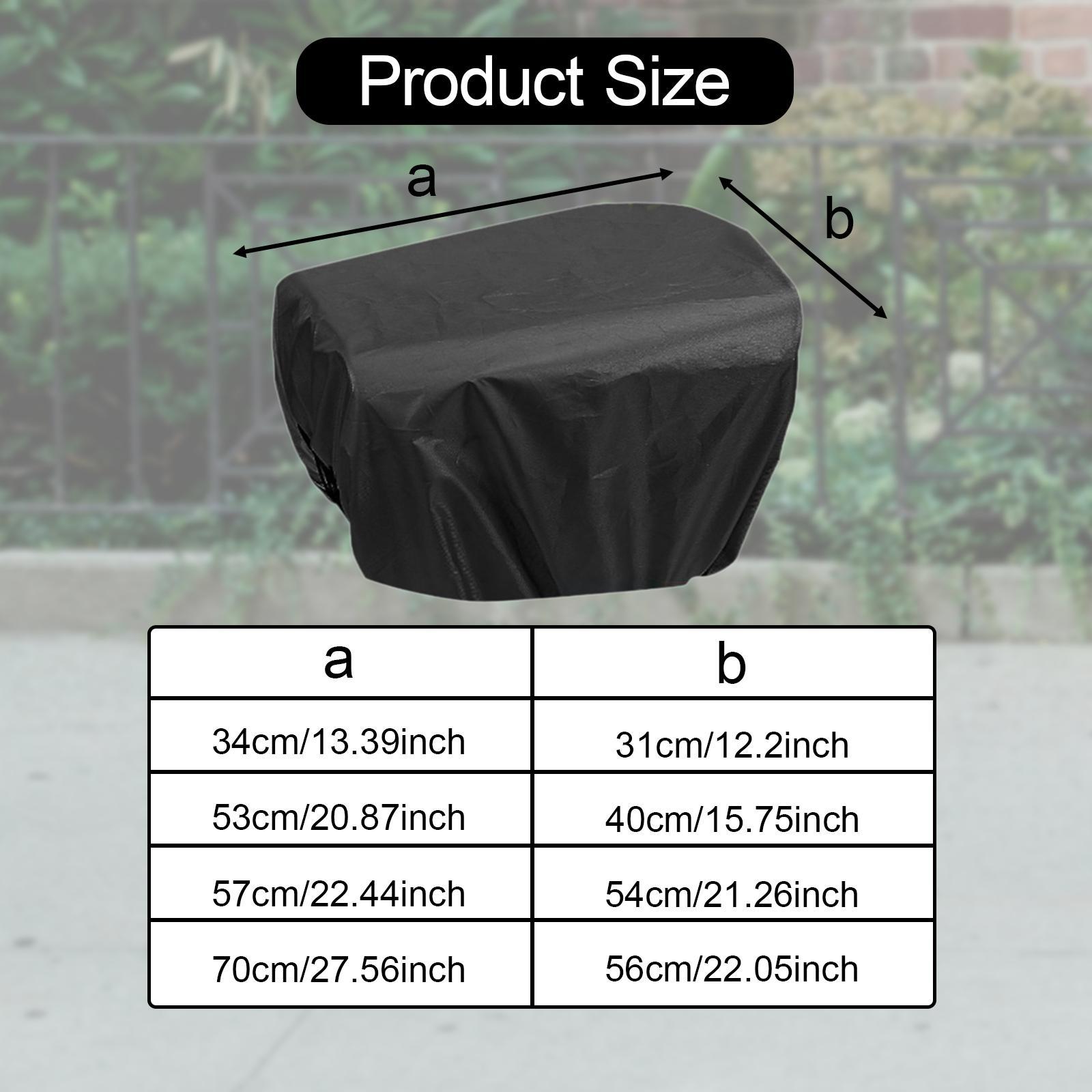 Black Waterproof Bicycle Baske - Cycling Commute Rain recensie en prijs
