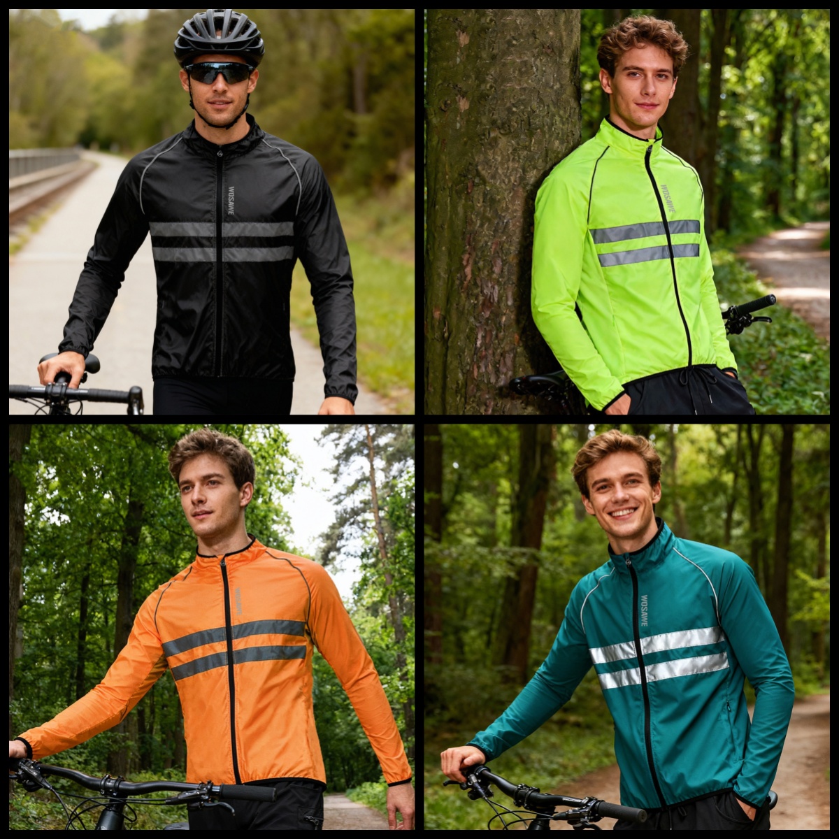 WOSAWE Men Cycling Windbreaker - Cycling Commuter Jacket recensie en prijs