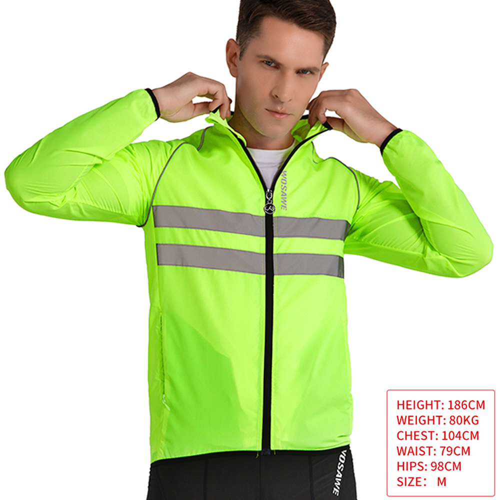 WOSAWE Men Cycling Windbreaker - Cycling Commuter Jacket recensie en prijs