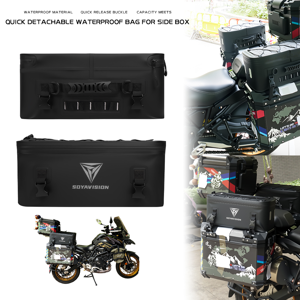Motorcycle Case Box Bag Waterp - Panniers Waterproof Rear recensie en prijs