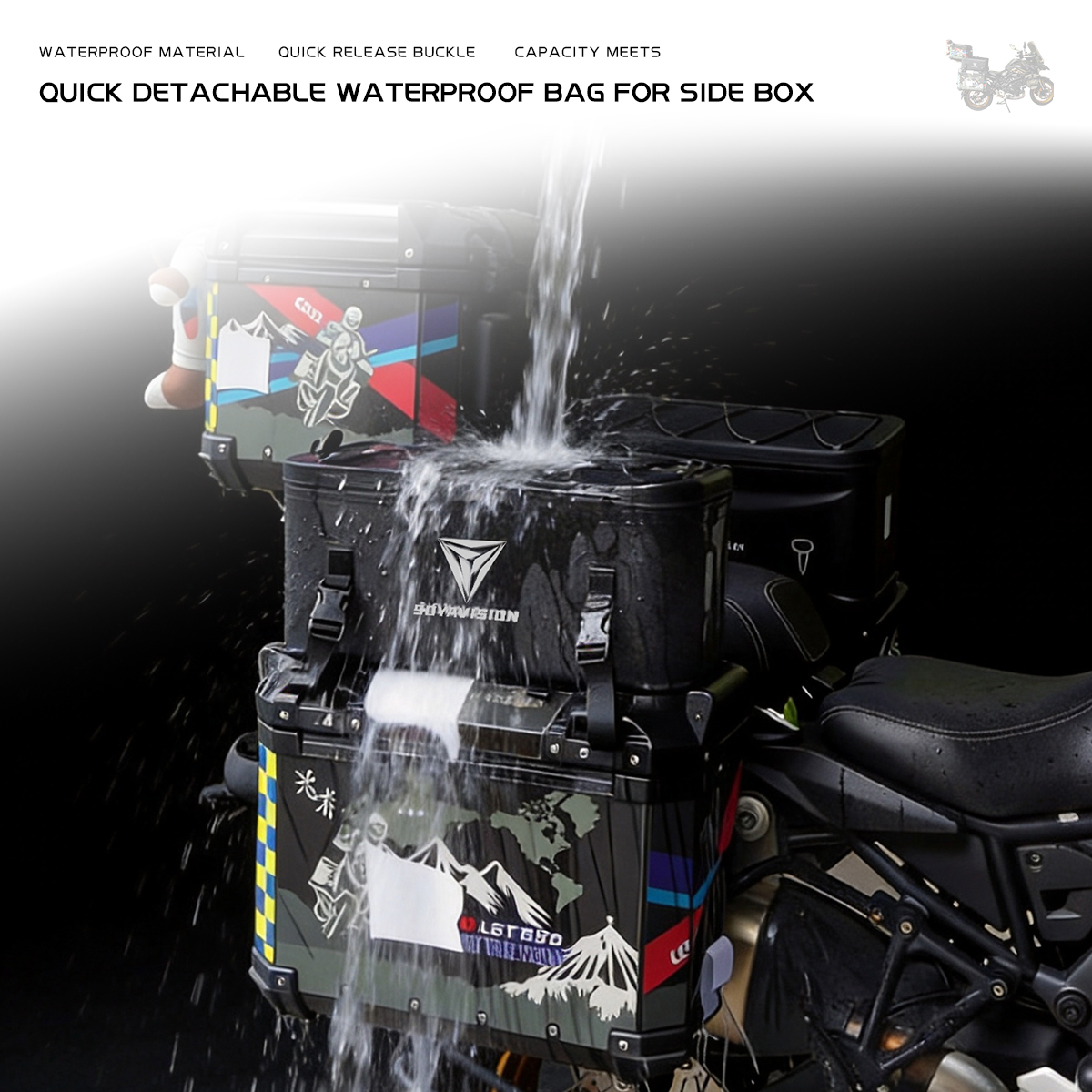 Motorcycle Case Box Bag Waterp - Panniers Waterproof Rear recensie en prijs