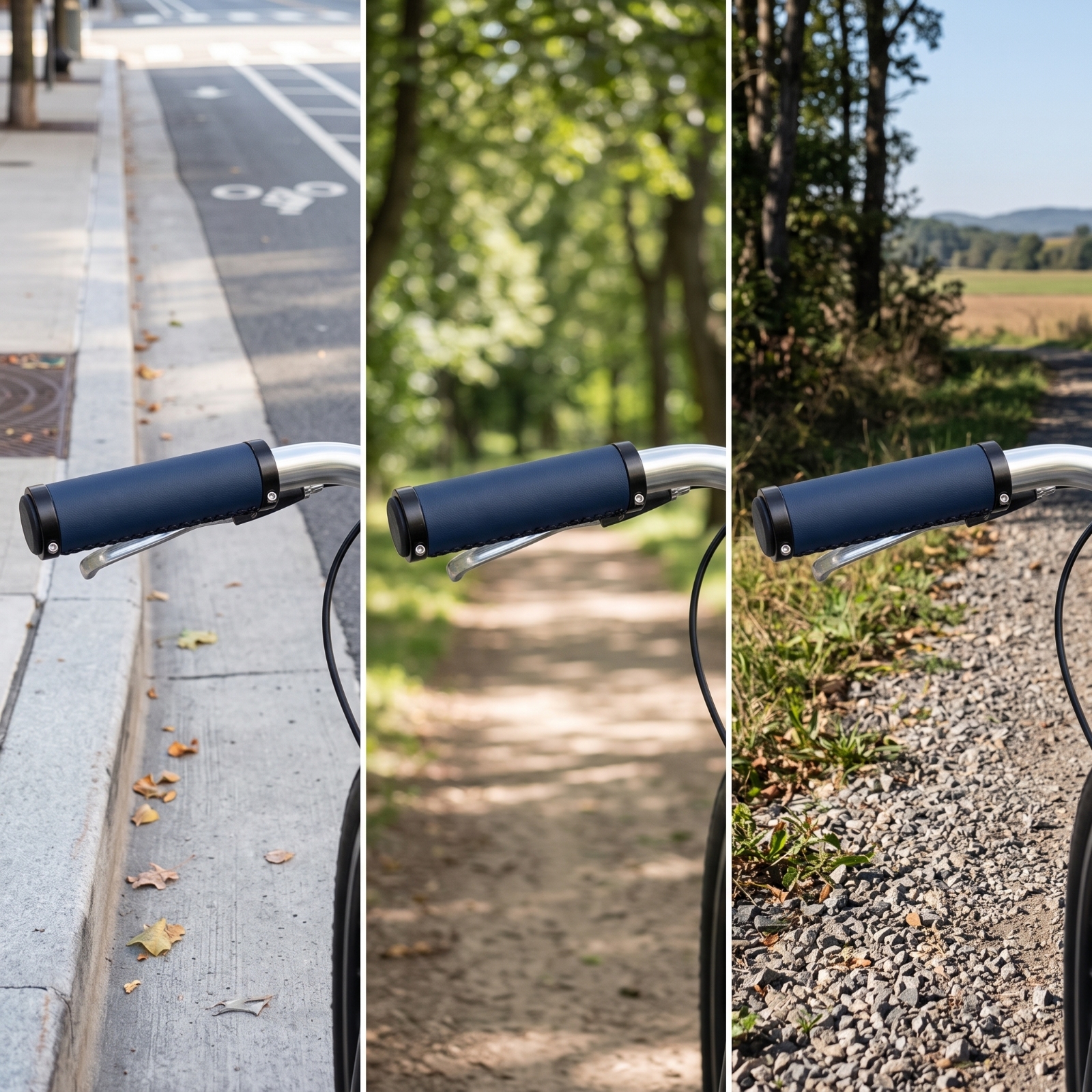 Leather Handlebar Grips Anti-S - Commuting On Road Bike recensie en prijs