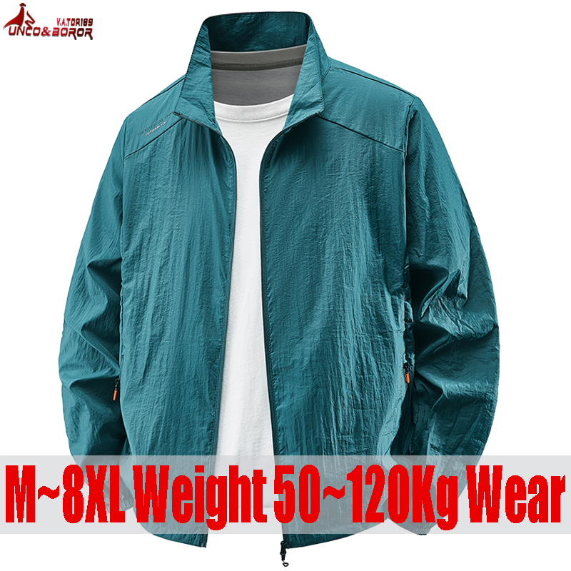Plus Size 7XL 8XL Summer Quick - Cycling Commuter Jacket recensie en prijs