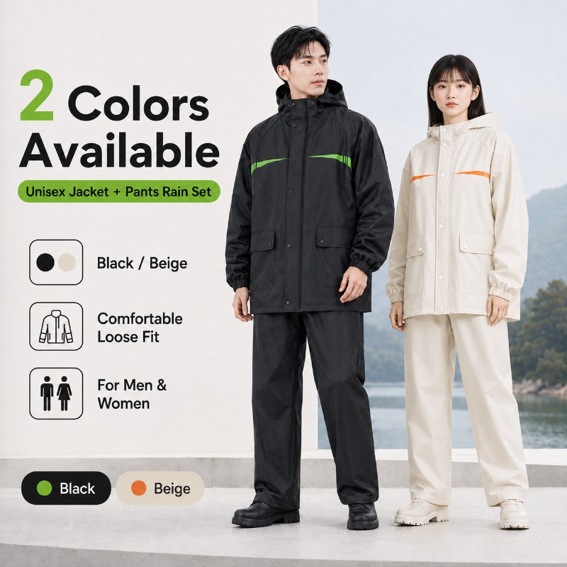 Unisex 2-Piece Waterproof Cycl - Cycling Commute Rain recensie en prijs