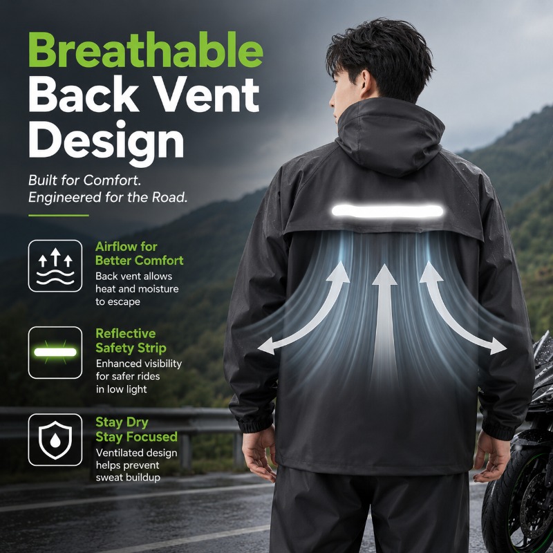 Unisex 2-Piece Waterproof Cycl - Cycling Commute Rain recensie en prijs