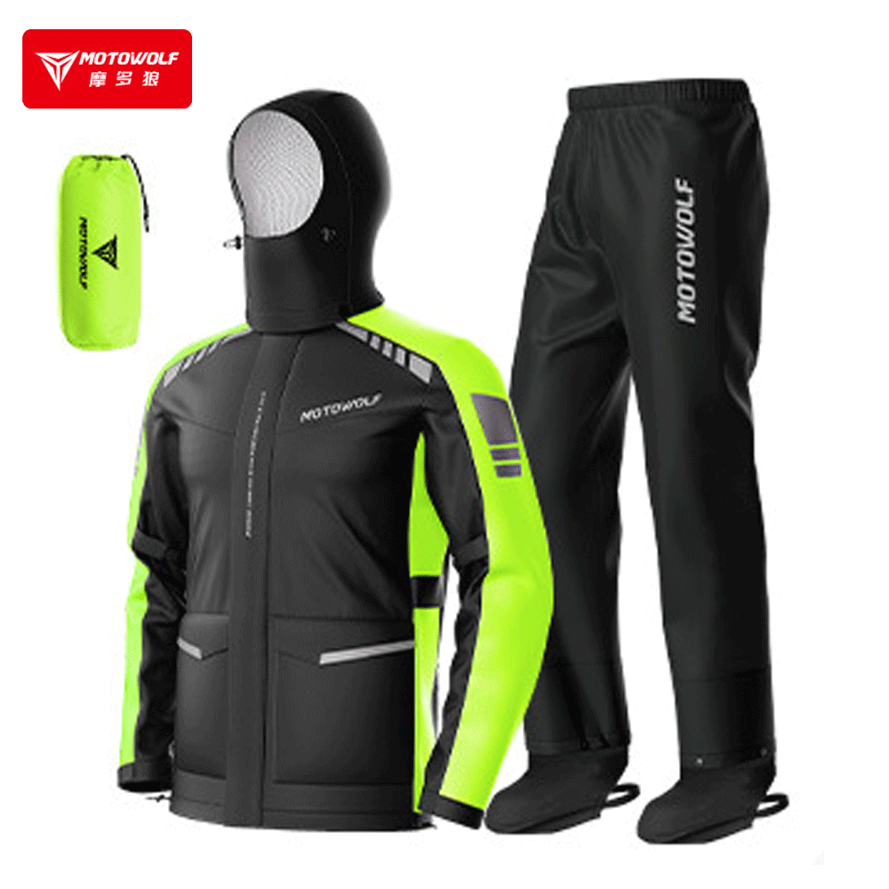 Rain Suit Motorcycle Rainwear  - Cycling Commute Rain recensie en prijs