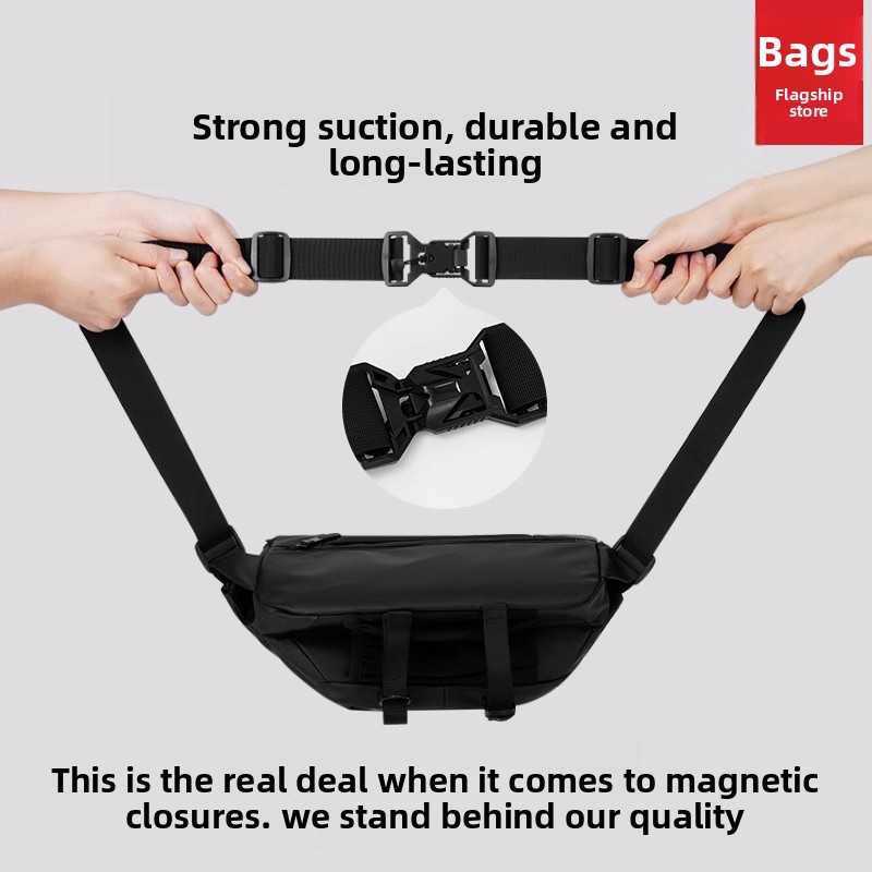Magnetic Buckle Men Crossbody  - Cycling For Commute recensie en prijs