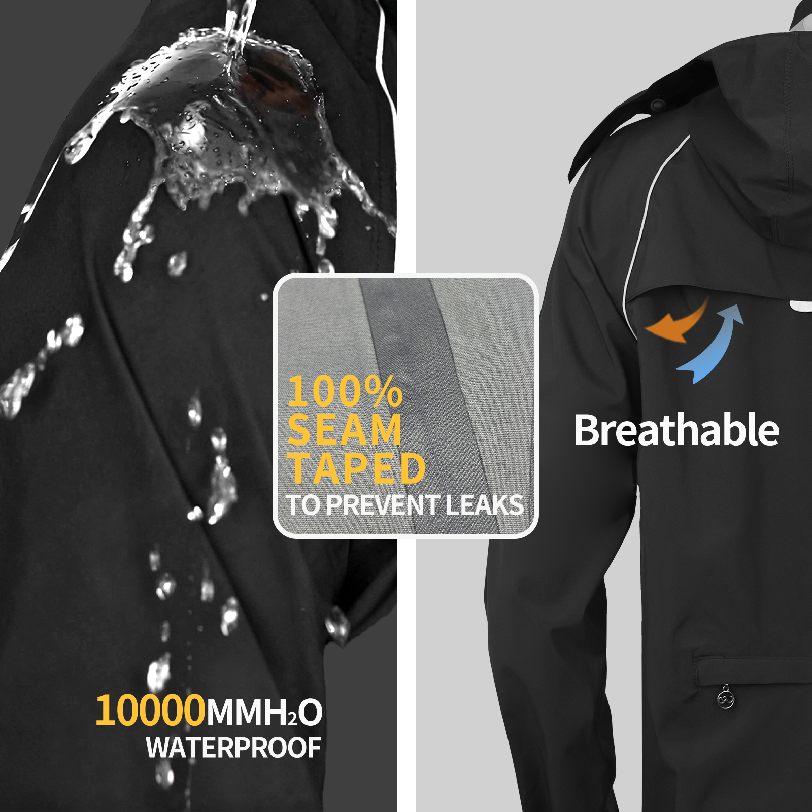 WOSAWE Reflective Motorcycle R - Cycling Commute Rain recensie en prijs