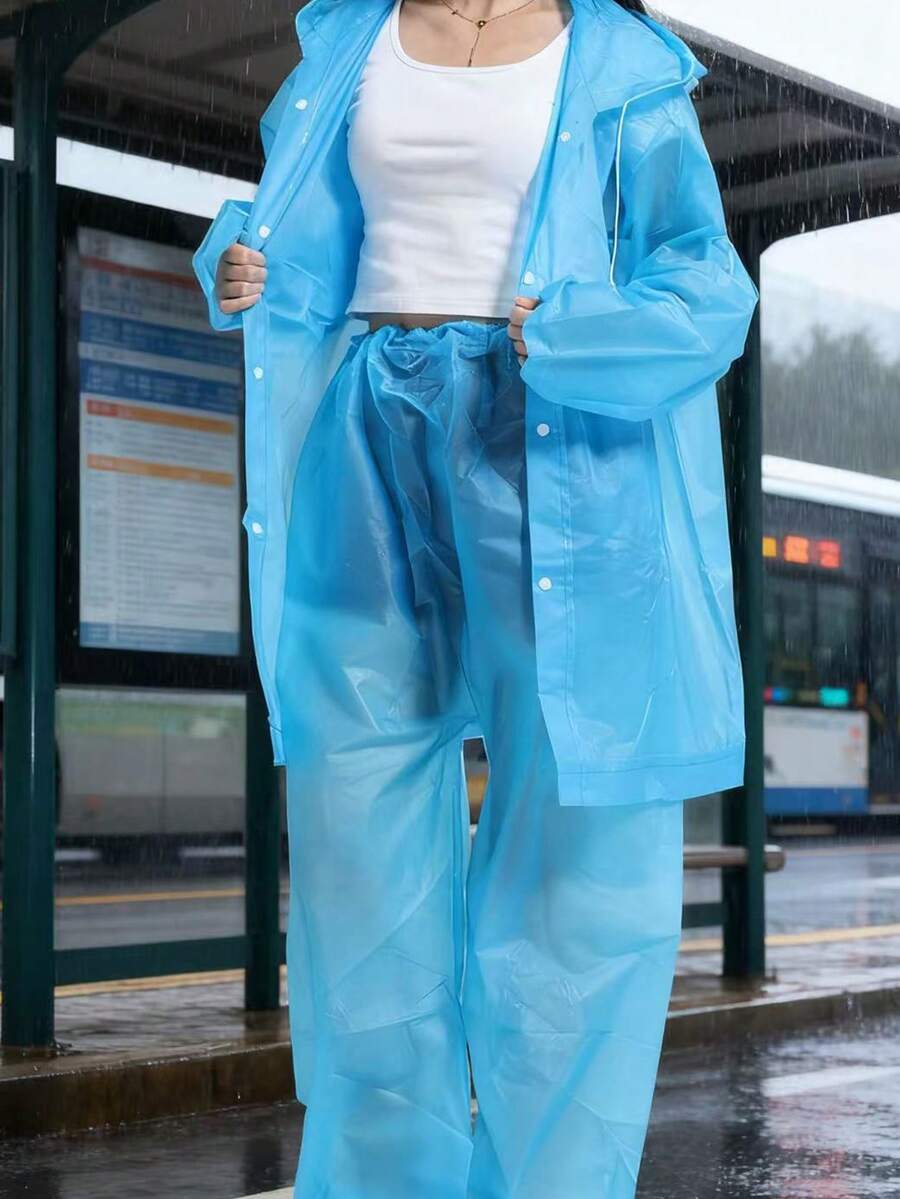 2pcs Unisex full-body rain sui - Cycling Commute Rain recensie en prijs