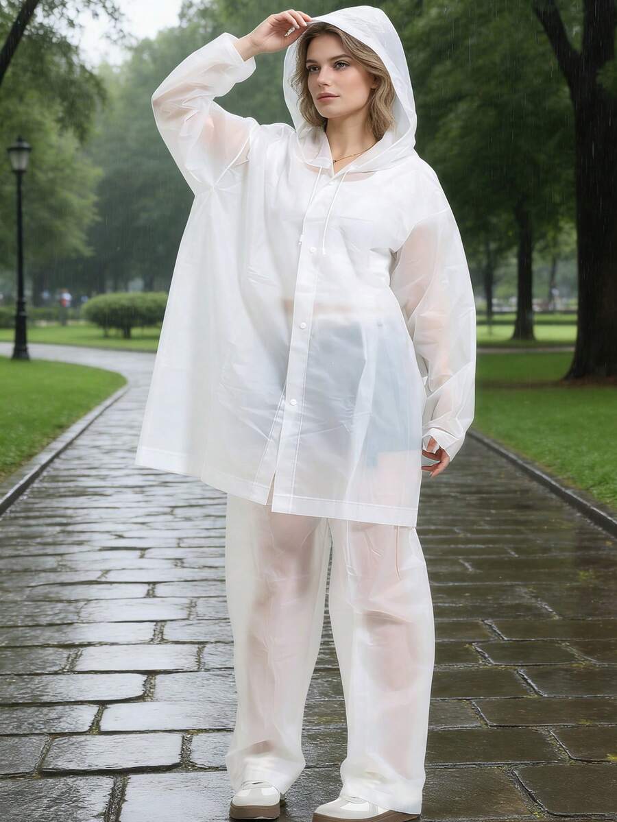 2pcs Unisex full-body rain sui - Cycling Commute Rain recensie en prijs