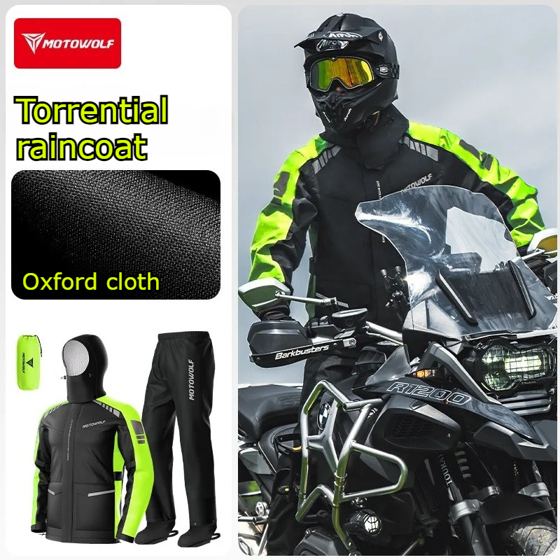 Motowolf Reflective Motorcycle - Cycling Commute Rain recensie en prijs